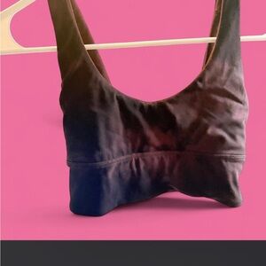Lululemon Align Reversible Bra in the Diamond Dye Cassis Black / Cassis color